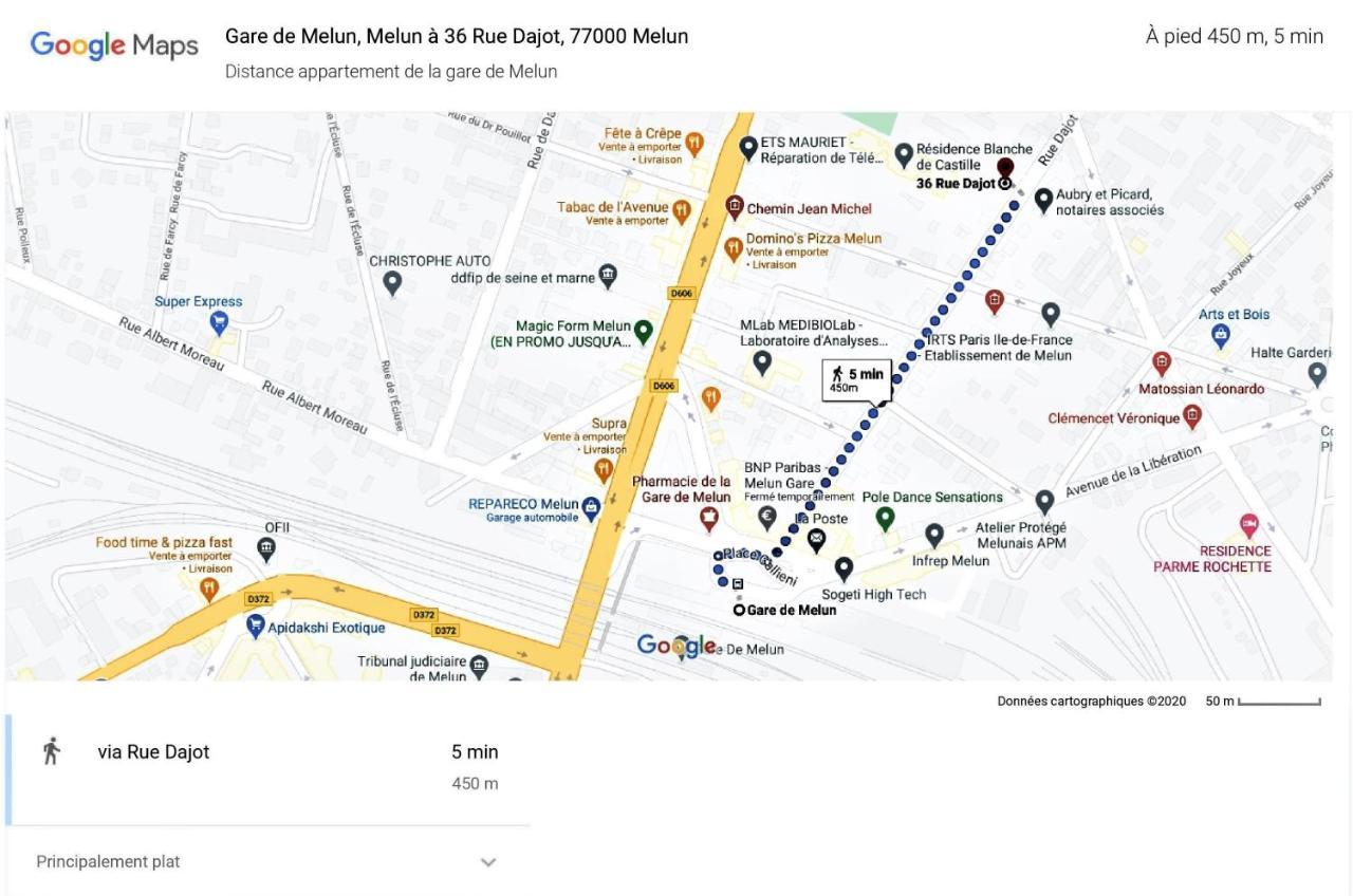 Studio A 300 Metres De La Gare Et 25 Minutes De Paris En Train Мелен Екстер'єр фото